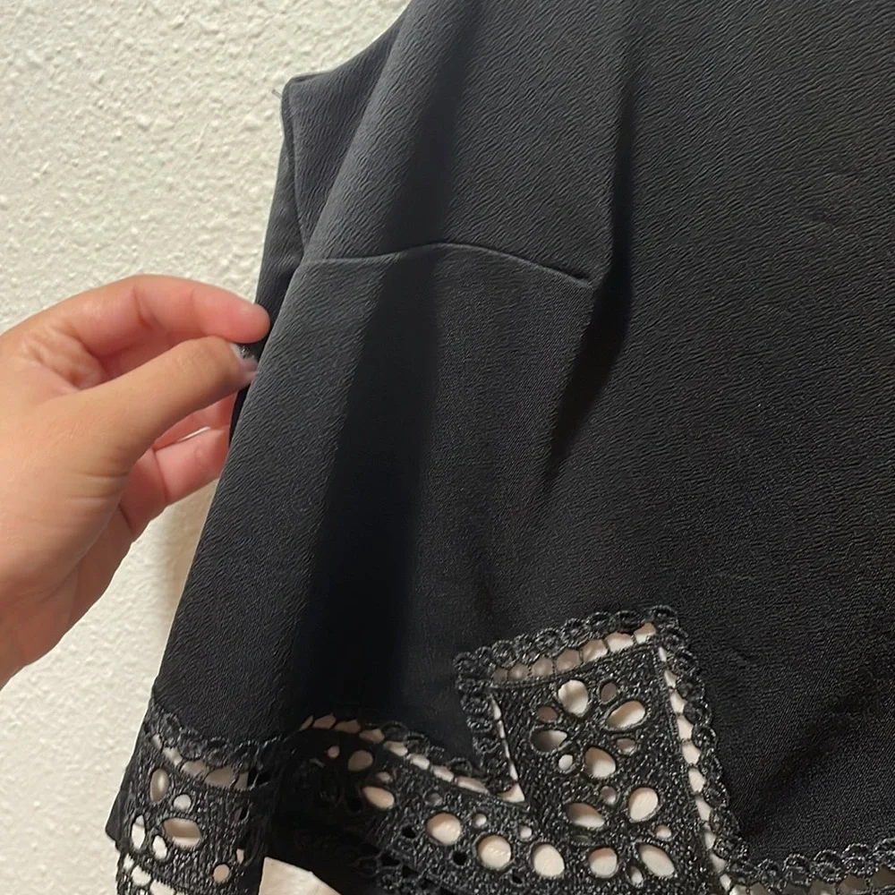 7th Avenue Black Dress Top - Picture 4 of 10